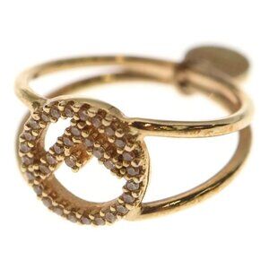 Fendi F's Rhinestone Ring